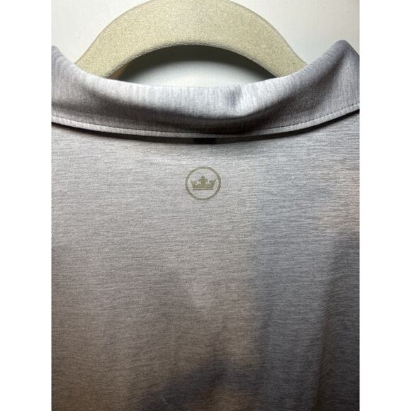 Peter Millar Men's XXL Crown Crafted Gray Short Sleeve Polo With Pocket - Picture 6 of 7